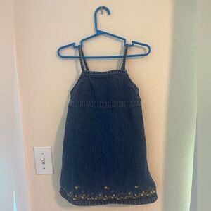 Y2K Old Navy Embroidered Denim Dress